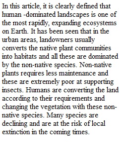 Planting Native Species and Cal Flora assignment